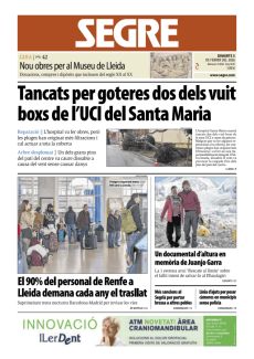 TANCATS PER GOTERES DOS DELS VUIT BOXS DE L’UCI DEL SANTA MARIA