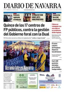 QUINCE DE LOS 17 CENTROS DE FP PÚBLICOS, CONTRA LA GESTIÓN DEL GOBIERNO FORAL CON LA DUAL