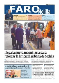 MELILLA REFUERZA SU LIMPIEZA URBANA CON LA LLEGADA DE UNA NUEVA MAQUINARIA