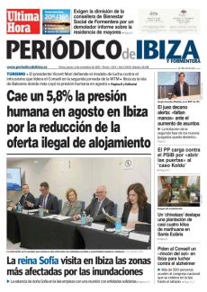LA VISITA EN IBIZA LAS ZONAS MÁS AFECTADAS POR LAS INUNDACIONES