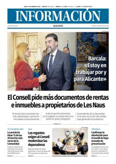 EL CONSELL PIDE MÁS DOCUMENTOS DE RENTAS E INMUEBLES A PROPIETARIOS DE LES NAUS